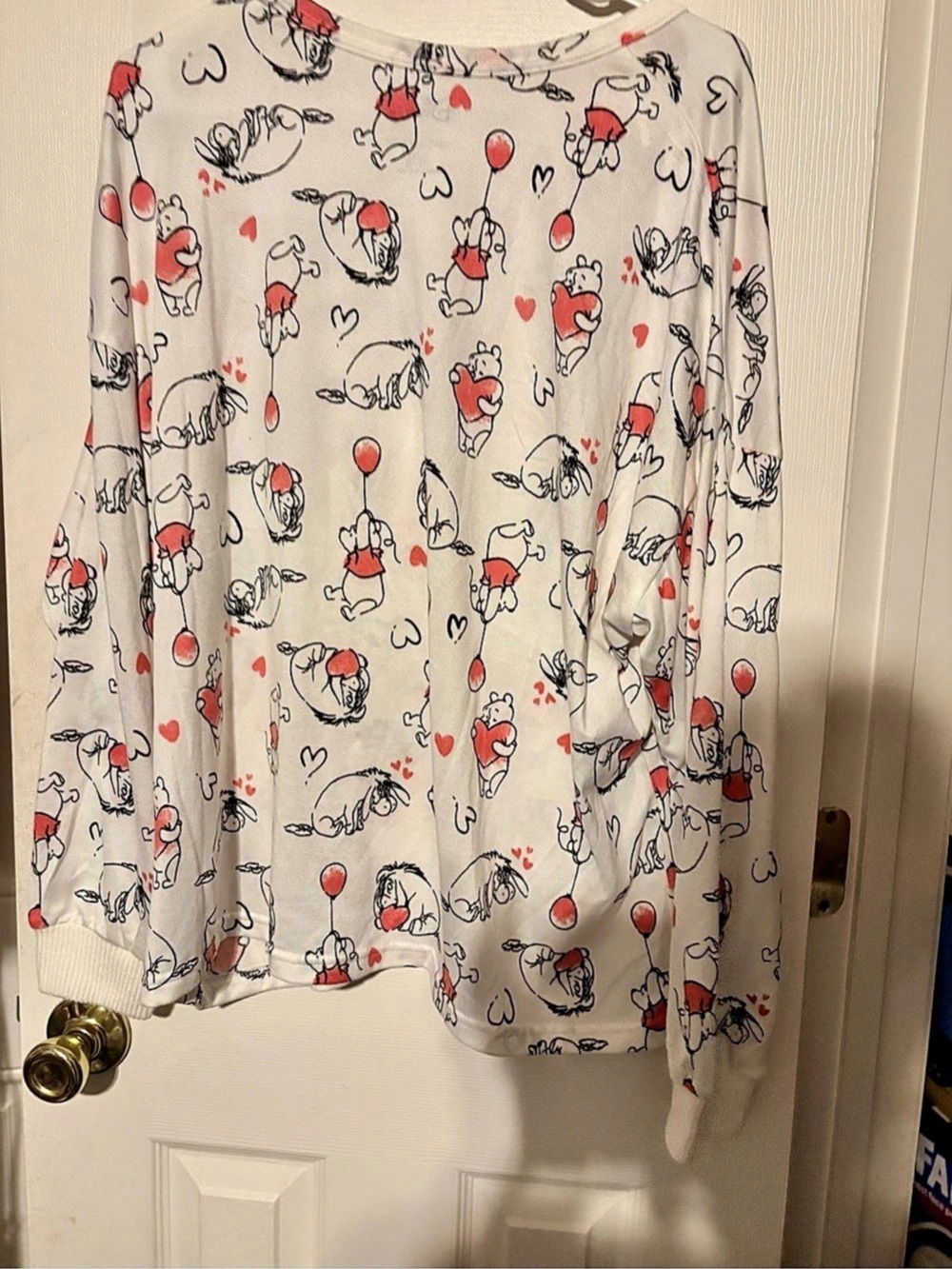 Disney Winnie the Pooh Graphic Long Sleeve Top XL NWT